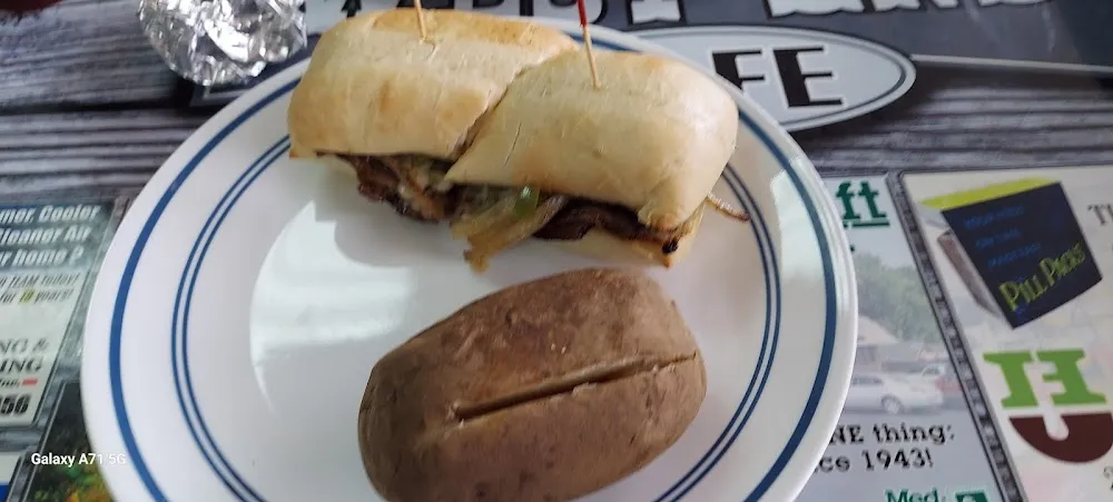 Beef Philly Cheesesteak Sandwich